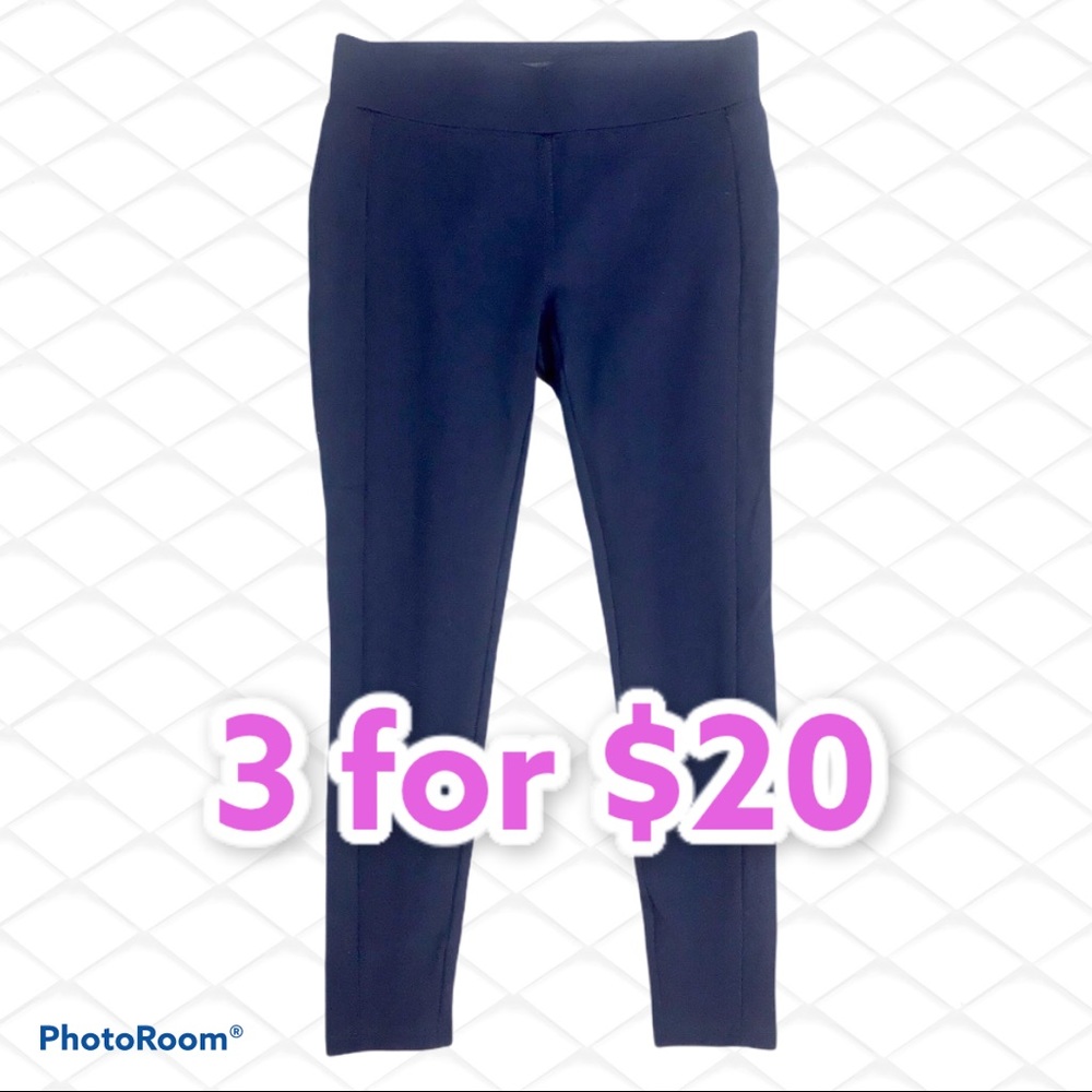 3/$20 Loft Ponte Leggings Size Small Petite Navy